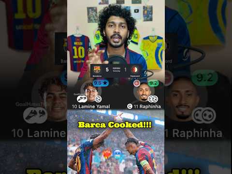 Barca Cooked!!!!!!☠️🔥Yamal &amp; Raphinha🤯 #barca #championsleague #football