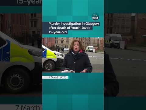 Murder investigation in Glasgow after death of 'much loved' 15-year-old | ITV News