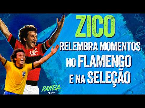 ZICO LANÇA DOCUMENTÁRIO E RELEMBRA LANCES NO FLAMENGO E NA SELEÇÃO | Panela sportv