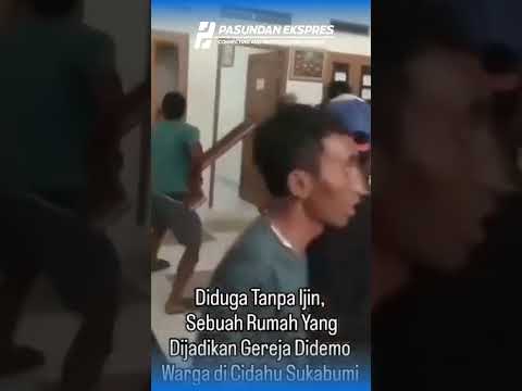 Viral di media sosial sejumlah orang diduga membubarkan kegiatan ibadah keagamaan di Cidahu #subang