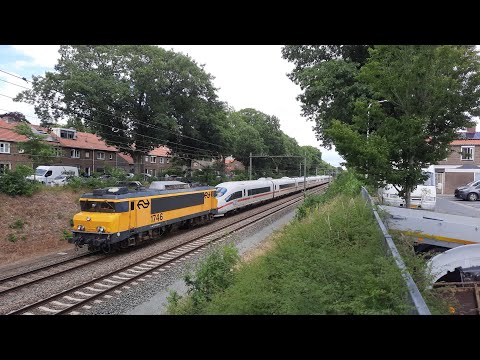 NS 1746 + ICE 4653 op sleep-transport in Nijmegen Goffert