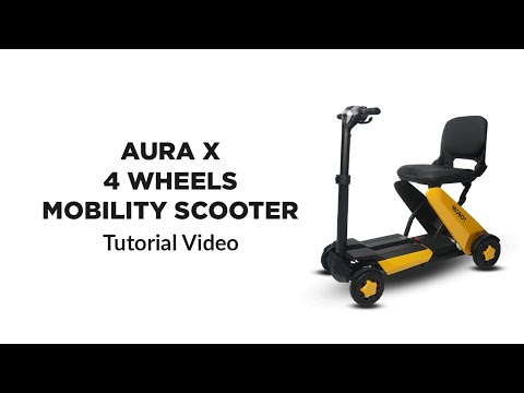 Aura X 4 Wheels Mobility Scooter | Tutorial Video