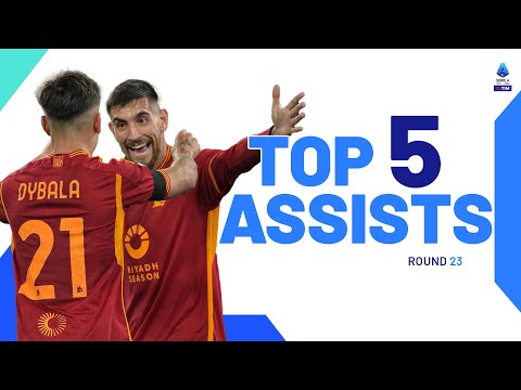 Pellegrini’s sublime touch for Dybala | Top Assists | Round 23 | Serie A 2023/24