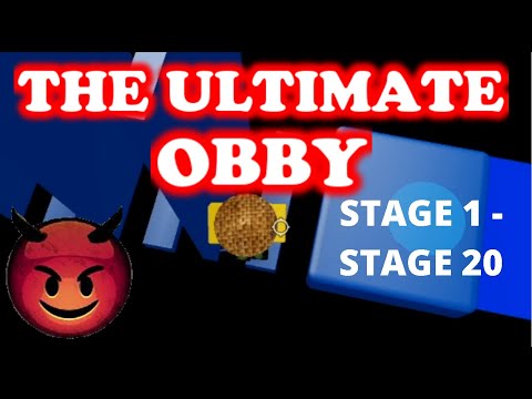 {ROBLOX} THE ULTIMATE OBBY (Stage 1 - Stage 20 )  TUTORIAL