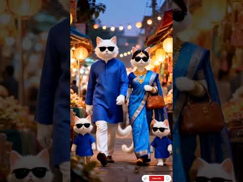 “Colorful Cat Family Style 😻😻 #aicatstory #catvideos #catshorts #cutecat #comedy #funnycatvideos