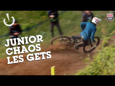 LOOSE-AS JUNIORS at Les Gets World Cup Downhill