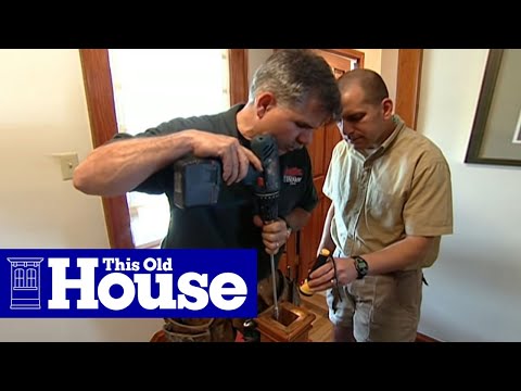 How to Repair a Wobbly Newel Post | This Old House - UCUtWNBWbFL9We-cdXkiAuJA