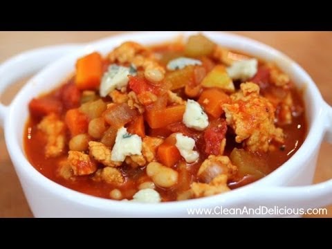 Buffalo Chicken Chili Recipe - A Healthy Super Bowl Recipe - UCj0V0aG4LcdHmdPJ7aTtSCQ