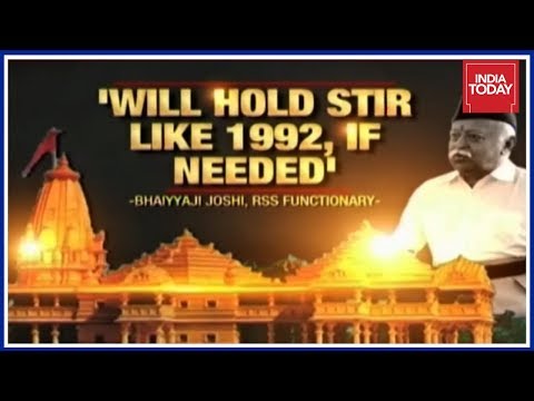 WATCH #Controversy | Ayodhya: RSS Threatens STIR Like In 1992 If Ram Mandir NOT BUILT #India #Hindu #OMG