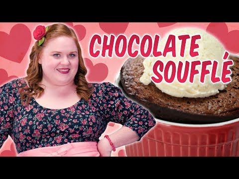 How to Make Valentine Chocolate Soufflé with Mocha Sauce | Valentine's Day Recipes | Allrecipes.com