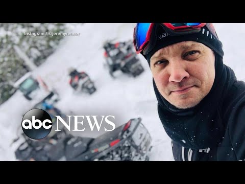 Jeremy Renner broke more than 30 bones in snow plow accident l GMA