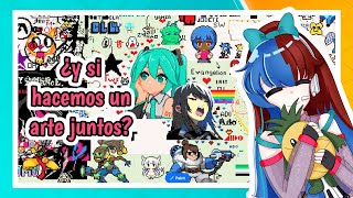 pintando PIXELES JUNTOS en W Place【Aitzu Arashi】