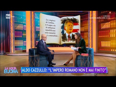 Aldo Cazzullo, l'ultimo libro dedicato all'Impero romano - La Volta Buona 14/11/2023