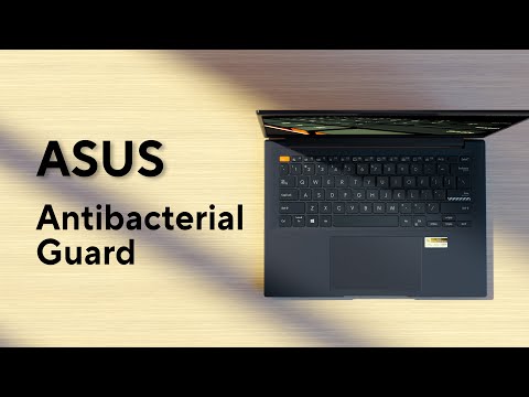 99% bacterial inhibition – ASUS Antibacterial Guard