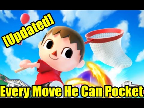 Every Move Villager Can Pocket in Super Smash Bros Wii U [UPDATED] - UCwtnZUOk44DCCFFT6QG6LdA