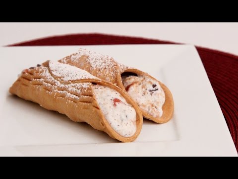 Chocolate Cherry Cannoli Recipe - Laura Vitale - Laura in the Kitchen Episode 879 - UCNbngWUqL2eqRw12yAwcICg