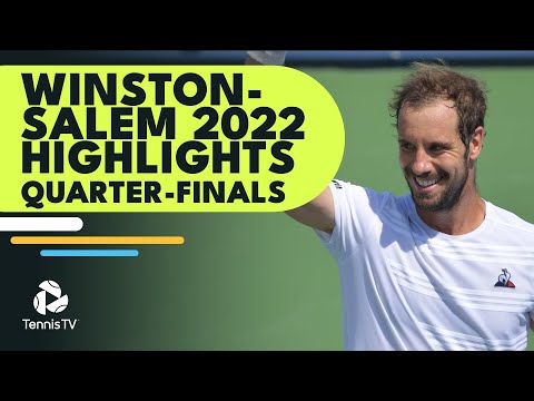 Gasquet and Djere Play an Epic; Van De Zandschulp vs Bonzi | Winston-Salem Quarter-Final Highlights