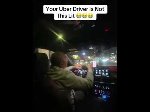 Uber driver always turnt up