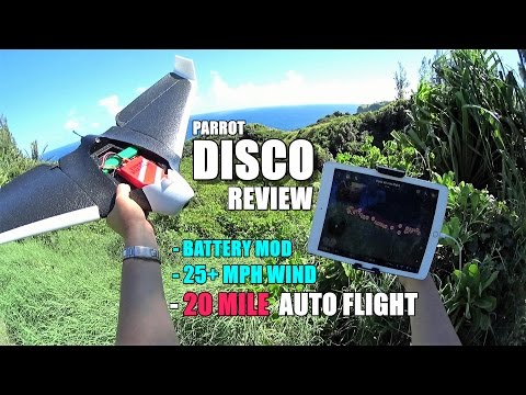 PARROT DISCO Review - [20 Mile, Lipo Mod, Waypoint Flight & Crash Test] - UCVQWy-DTLpRqnuA17WZkjRQ