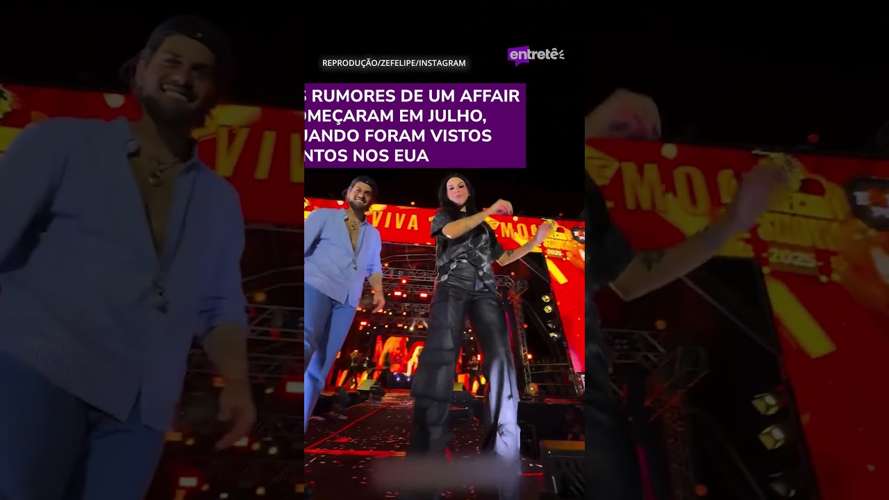 Zé Felipe e Ana Castela cantam juntos em meio a rumores de affair