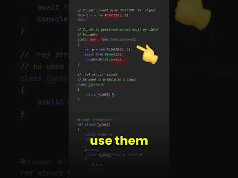 ref structs in C# are INSANE!