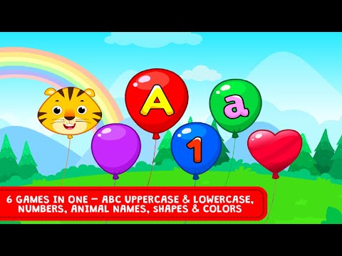 BABY BALLOON POP KIDS GAME FOR ABC PRESCHOOLERS 5 STARS TODDLERS BUSY LEARNING