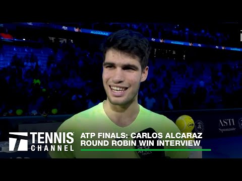 Carlos Alcaraz Talks Victory over Medvedev to Win the Red Group | 2023 Nitto ATP Finals Interview