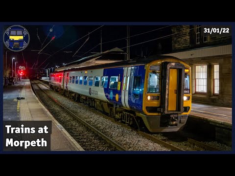 Trains at Morpeth Station | 31/01/22
