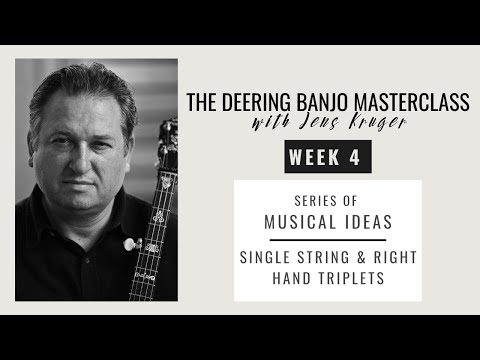Deering Banjo Masterclass with Jens Kruger | Ep. 4 - Single String and Right Hand Triplets