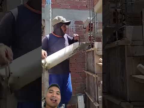 Dụng Cụ Giúp Đổ Cột Bê Tông #con #amazing