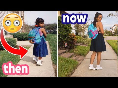 Recreating My Awkward Childhood Photos! THEN vs. NOW! Natalies Outlet - UCIOUkPJZtWThQBtkCRniSBw