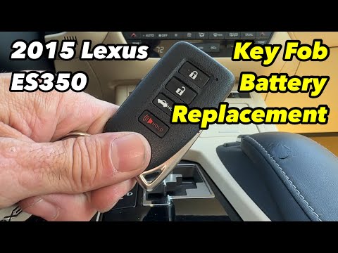 2015 Lexus ES350 Remote Key fob battery replacement