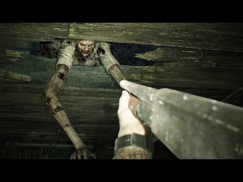 Resident Evil 7: Marguerite Baker Boss Fight (2nd Encounter) (1080p 60fps) - UCdaluuQuE5GoOlULA2PGKmA