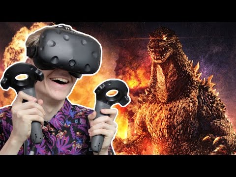 GODZILLA SIMULATOR IN VIRTUAL REALITY! | Monster Awakens VR (HTC Vive Gameplay) - UCrJ6nAyzf6TXQHZegblxfmg