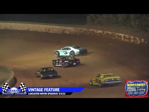 Vintage Feature - Lancaster Motor Speedway 9/3/22 - dirt track racing video image