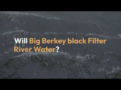 Will Big Berkey Black Filter River Water ???