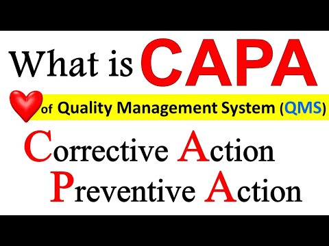 What is CAPA ? | Corrective Action and Preventive Action | Corrective Action VS Preventive Action