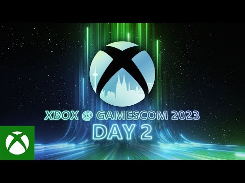 [Audio Description] Xbox @ gamescom 2023: Live From the Showfloor Day 2