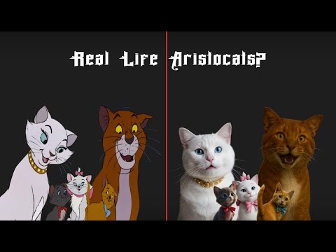 The Aristocats Characters in Real Life | AI Transformation 🐾🎩🎶