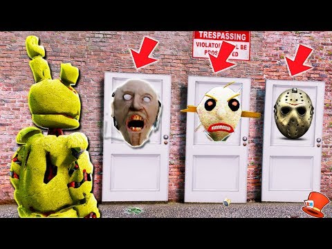 WHICH HORROR DOOR WILL SPRINGTRAP CHOOSE? (GTA 5 Mods For Kids FNAF RedHatter) - UCdZoVLv1XHLLLJTSNcifuDQ