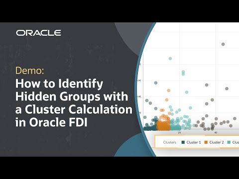 How to Identify Hidden Groups with a Cluster Calculation in Oracle FDI