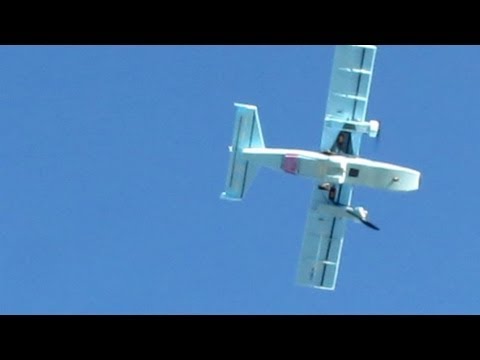 RC Twin Cargo Plane Inflight Motor Problems - UC0UJ4cllrBRip2Mw8lfuQnQ