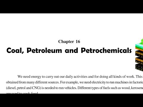 Coal , Petroleum and Petrochemicals (part 1)| 9th science chapter 16 CGBSE | General science | CGBSE