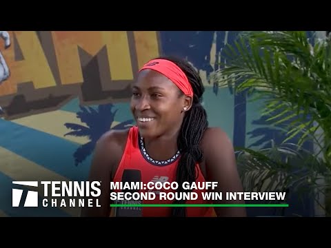 Coco Gauff: 2023 Miami First Round Win Interview