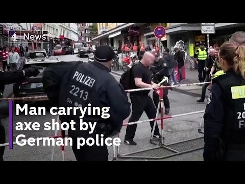 Euro 2024 shooting: man with axe shot by Hamburg police