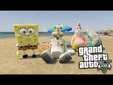 GTA 5 Mods - SPONGEBOB'S "SANDY" MOD w/ SPONGEBOB, PATRICK & SANDY (GTA 5 Mods Gameplay) - UCOrd4AWNd6lOgv0UWv84H2g