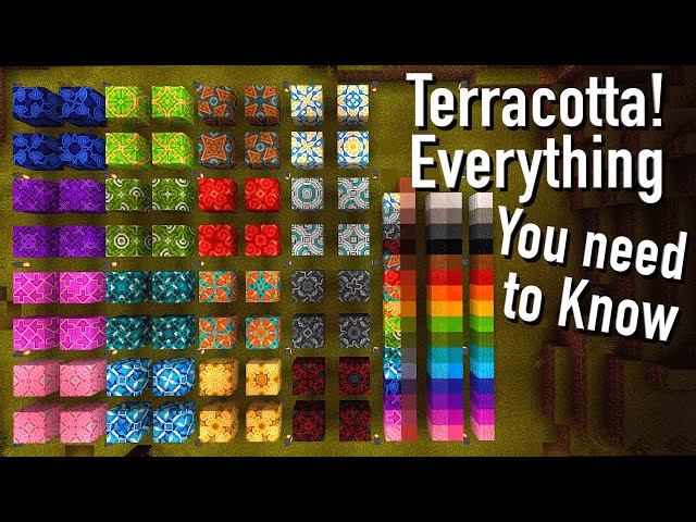How To Make Terracotta In Minecraft (All 16 Colors)