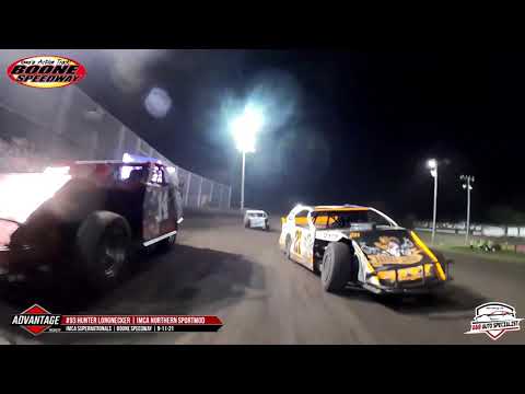 Hunter Longnecker | Boone Speedway | 9-11-21 - dirt track racing video image