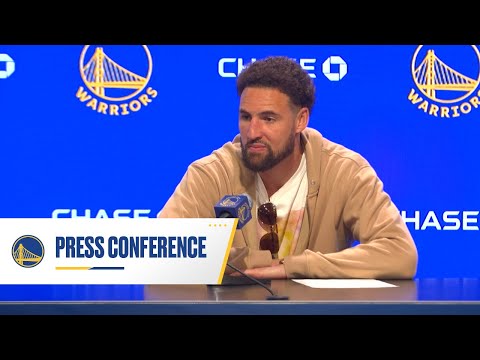 Klay Thompson Talks Jackie Moon & Warriors Win Over Clippers - March 8, 2022 video clip