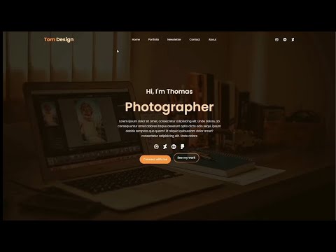 Build a Fully Responsive Portfolio Website Using HTML, CSS & JavaScript